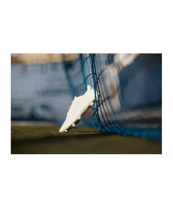 adidas F50 Adizero IV Leather FG Speed Legacy Weiss Silber - weiss