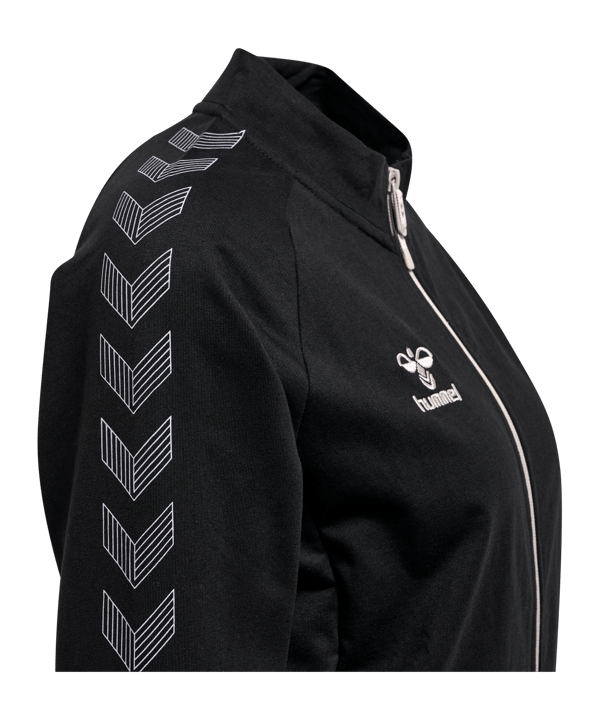 Hummel hmlMOVE Grid Zip Jacke Damen Schwarz F2001 - schwarz
