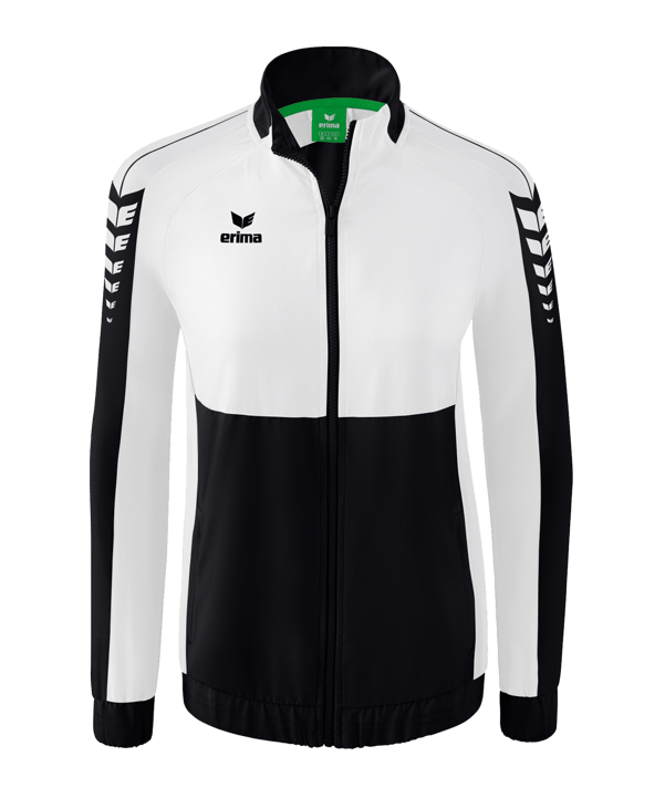 Erima Six Wings Präsentationsjacke Damen Schwarz - schwarz