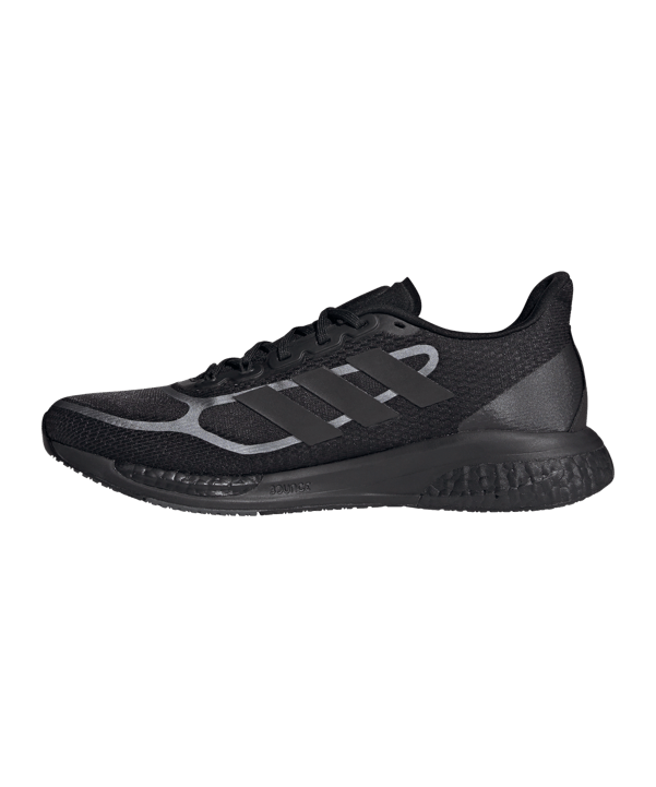 adidas Supernova+ Running Schwarz Silber - schwarz