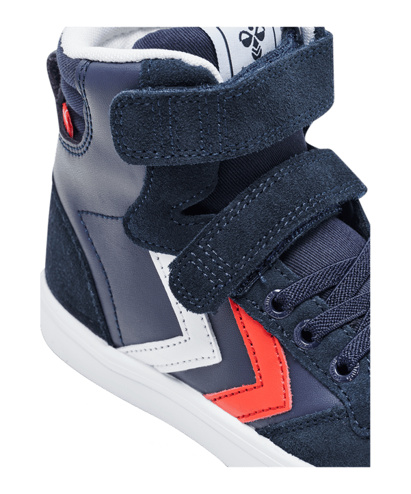 Hummel Slimmer Stadil Leather High Sneaker Kids Lila F3679 - lila