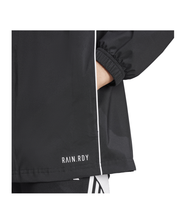 adidas Tiro 24 Regenjacke Damen Schwarz Weiss - schwarz