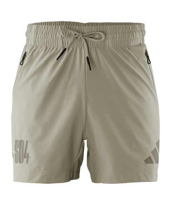 adidas FC Schalke 04 Z.N.E. Short Beige - beige