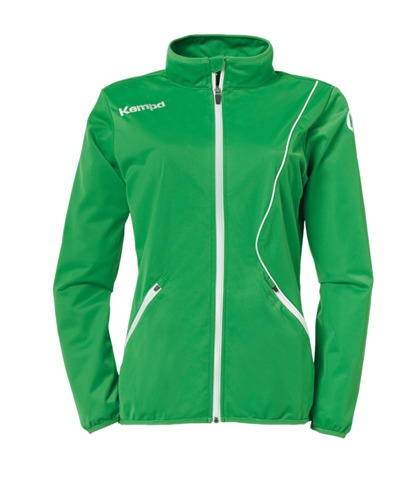 Kempa Curve Classic Jacket Damen Grün Weiss F07 - gruen