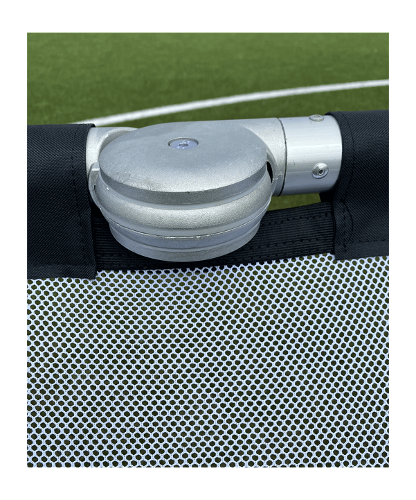 Cawila LIGA Fußball Minitor | Alu Klapptor | 145 x 95cm - silber