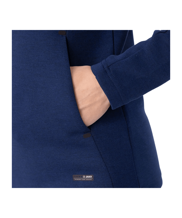 JAKO Premium Basic Hoody Donna Blu C049 - blu
