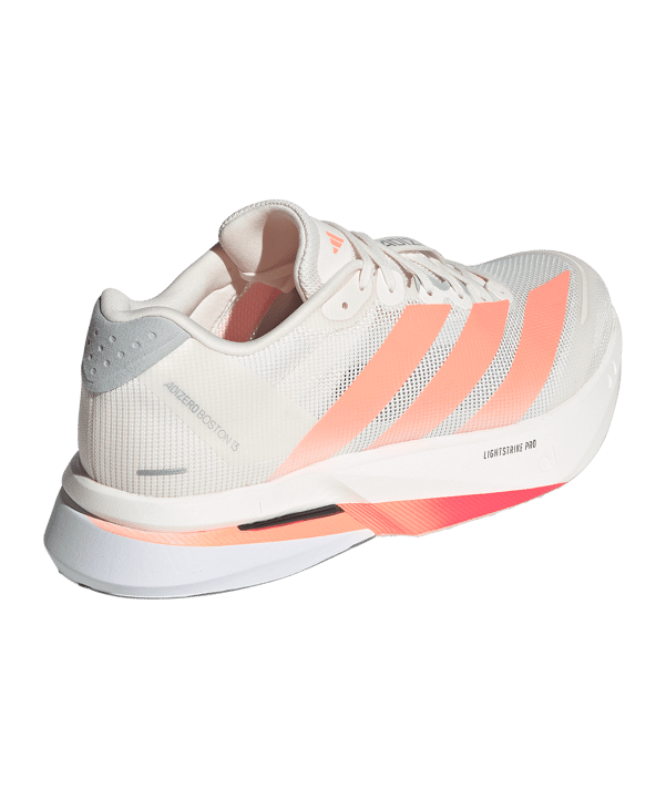 adidas Adizero Boston 13 Laufschuh Weiß - weiss