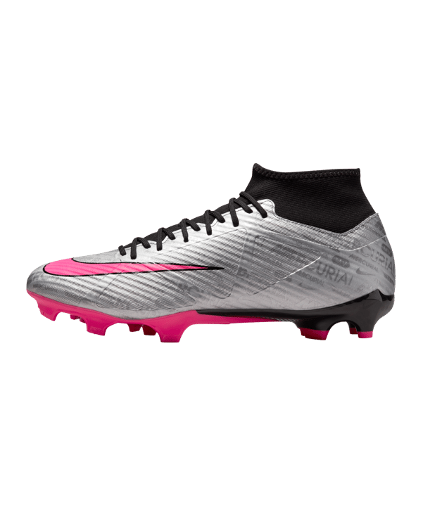 Nike Air Zoom Mercurial Superfly IX Academy FG/MG XXV Silber Pink F060 - silber