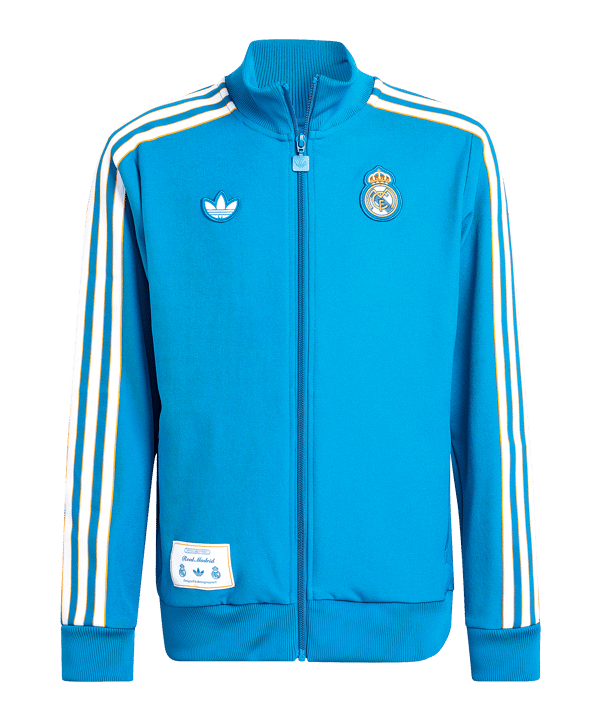 adidas Real Madrid Icon Track Sweatshirt Kids Blau - blau