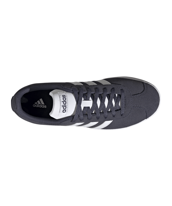 adidas VL Court 2.0 Suede Shoes Blue - blau