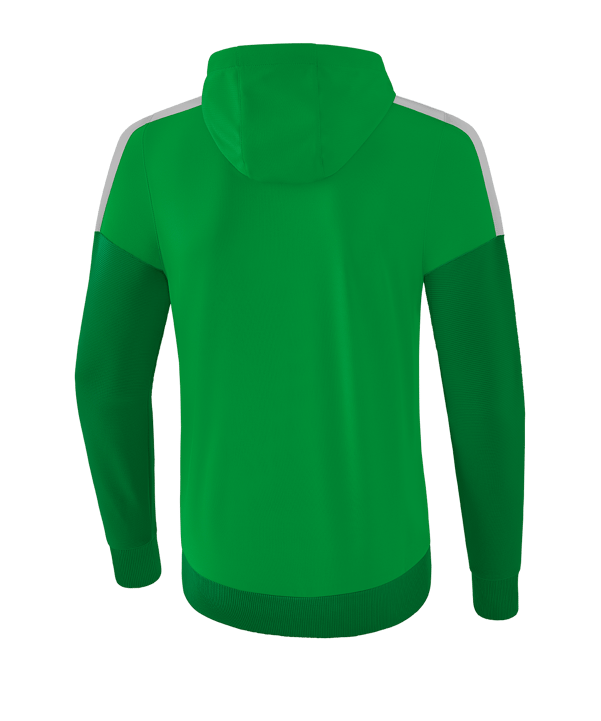 Erima Squad Kapuzen-Trainingsjacke Grün Grau - gruen