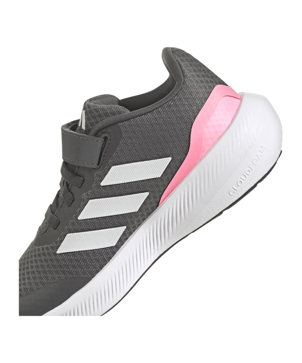 adidas Runfalcon 3.0 EL Kids Grau Weiss Laufschuh - grau