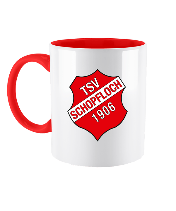 TSV Schopfloch Tasse Wappen Rot - rot