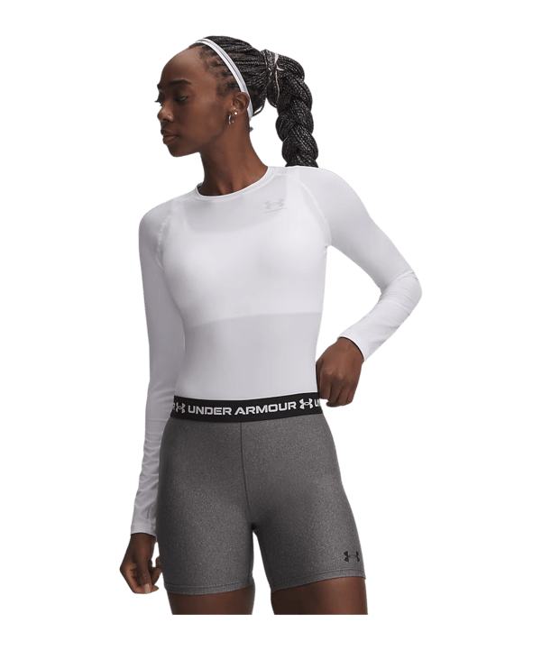 Under Armour HG Authentics Comp Longsleeve Damen Weiß F101