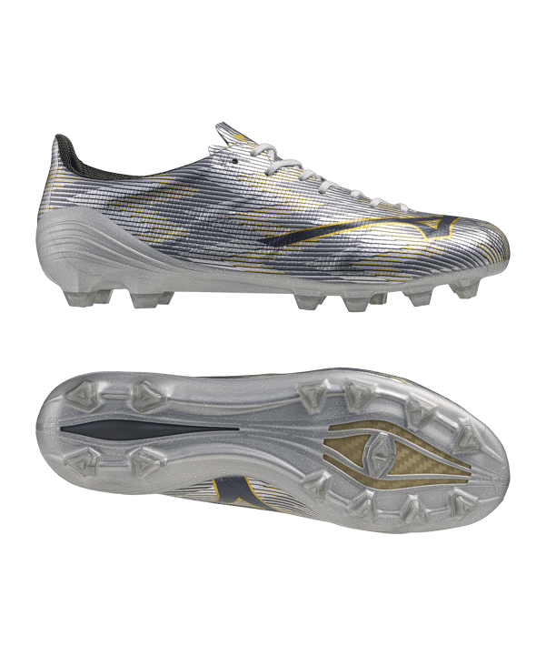 Mizuno Alpha II Made in Japan FG Platinum Silver Silber F04 - silber