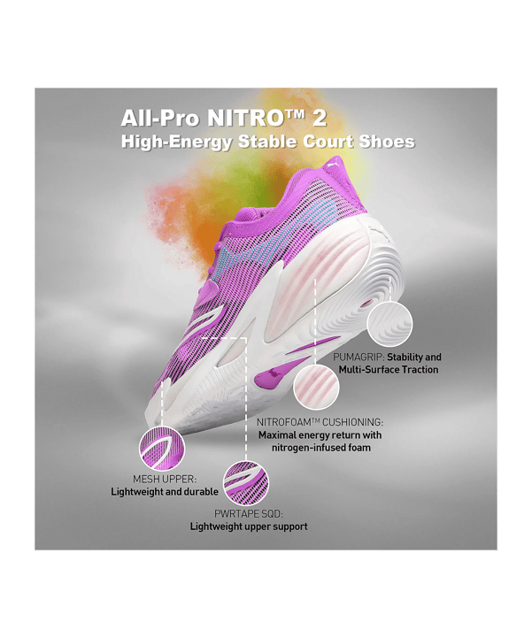 PUMA All-Pro Nitro 2 Rosa F01 - rosa