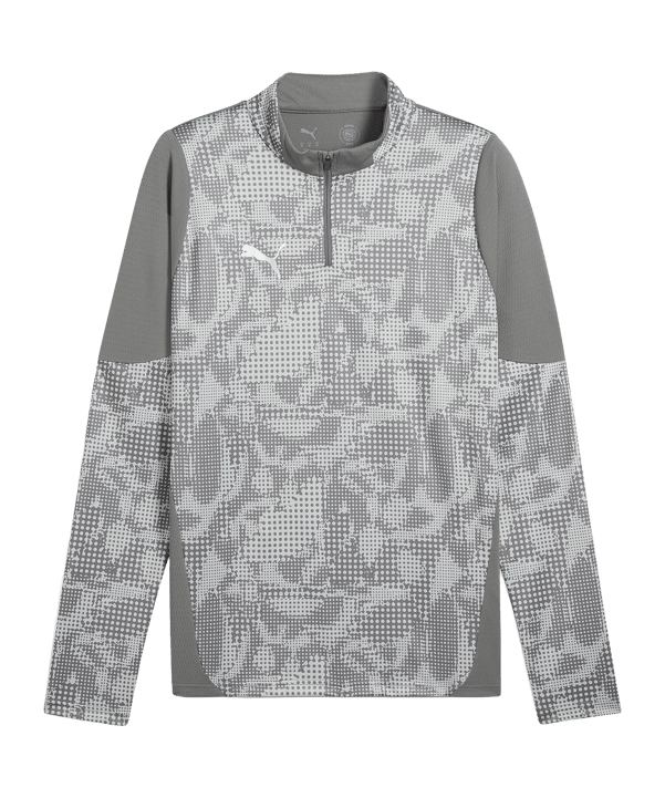 PUMA teamCUP Training 1/4 Zip Sweatshirt Grau F13 - grau