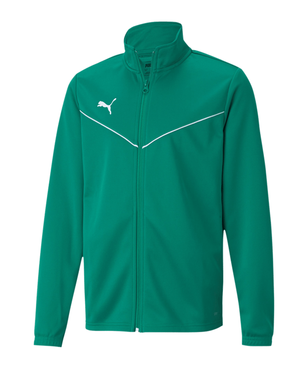 PUMA teamRISE Poly Trainingsjacke Kids Grün F05 - gruen