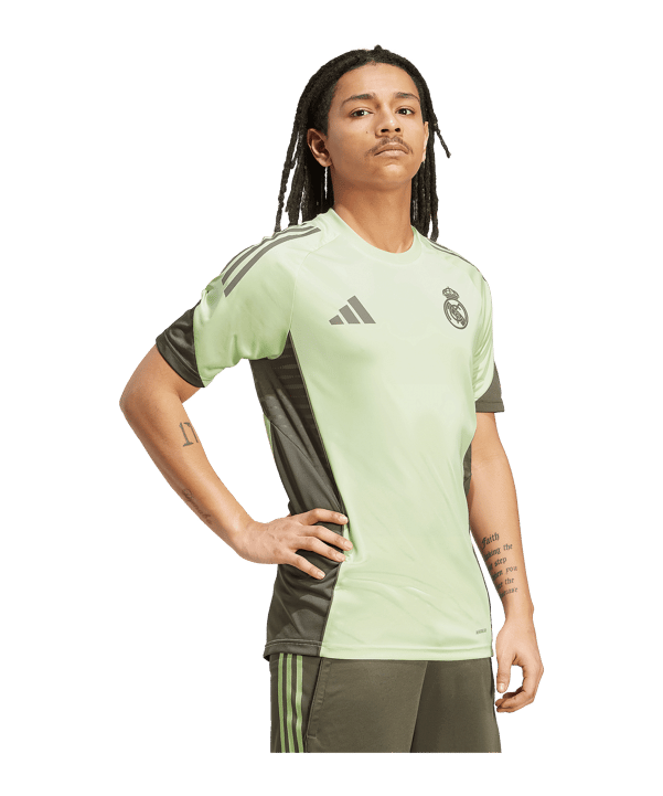 adidas Real Madrid Trainingsshirt Grün - gruen