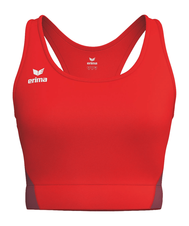 Erima T&F WINGS Brassière de sport Femmes Rouge C8282620 - rouge