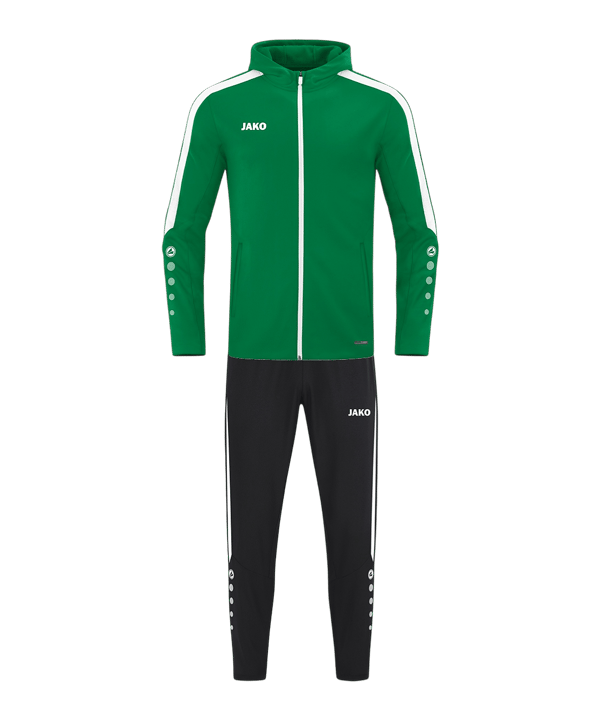 JAKO Power Präsentationsanzug Kids Grün F200 - gruen