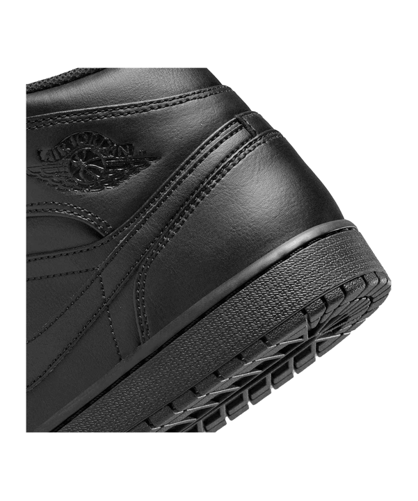 Jordan Air 1 Mid Schwarz F093 - schwarz