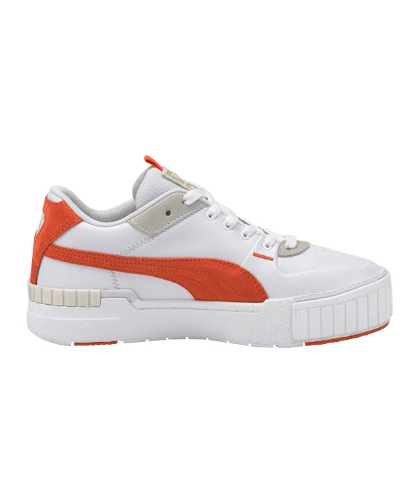 PUMA Cali Sport Mix Damen Weiss Orange F13 - weiss