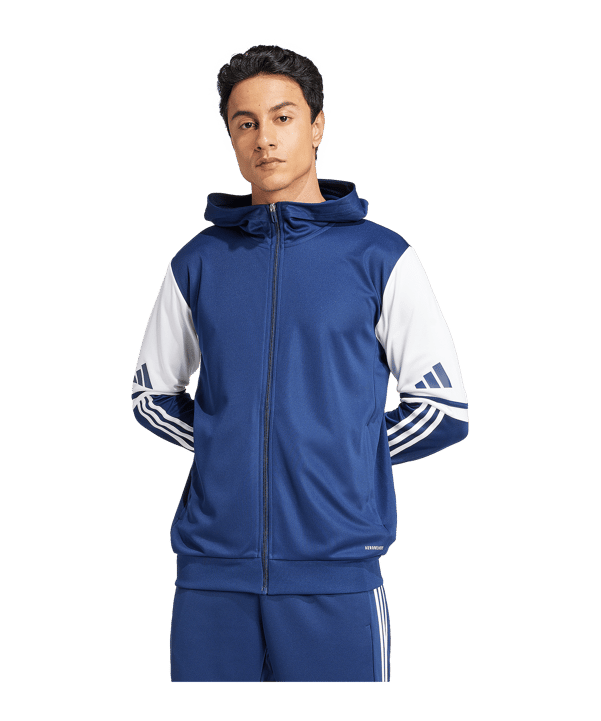 adidas Squadra 25 Kapuzenjacke Blau - blau