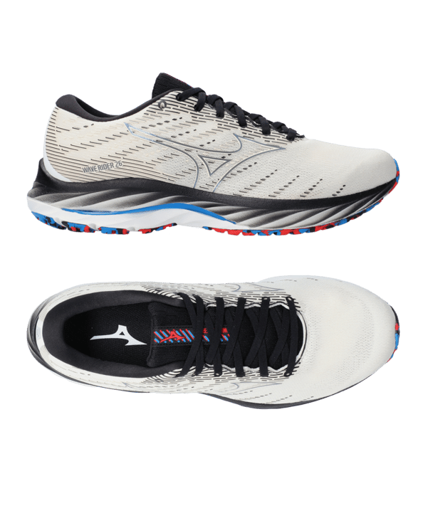 Mizuno Wave Rider 26 Weiss F01 Laufschuh - weiss
