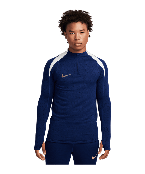 Nike Repel Strike Drill Top Sweatshirt Blau F492 - blau