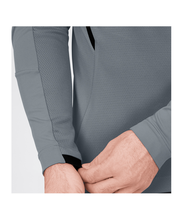 JAKO Challenge Sweatshirt Grau Schwarz F841 - grau