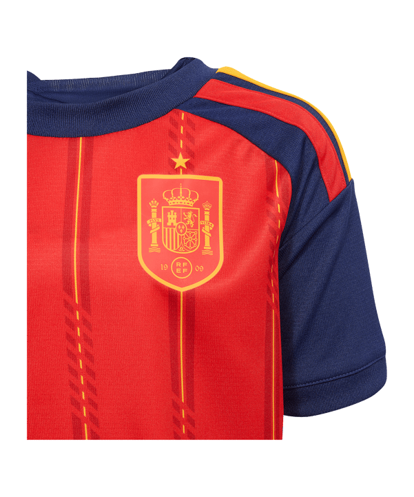 adidas Spanien Trikot Set Home WM 2026 Kids Rot - rot