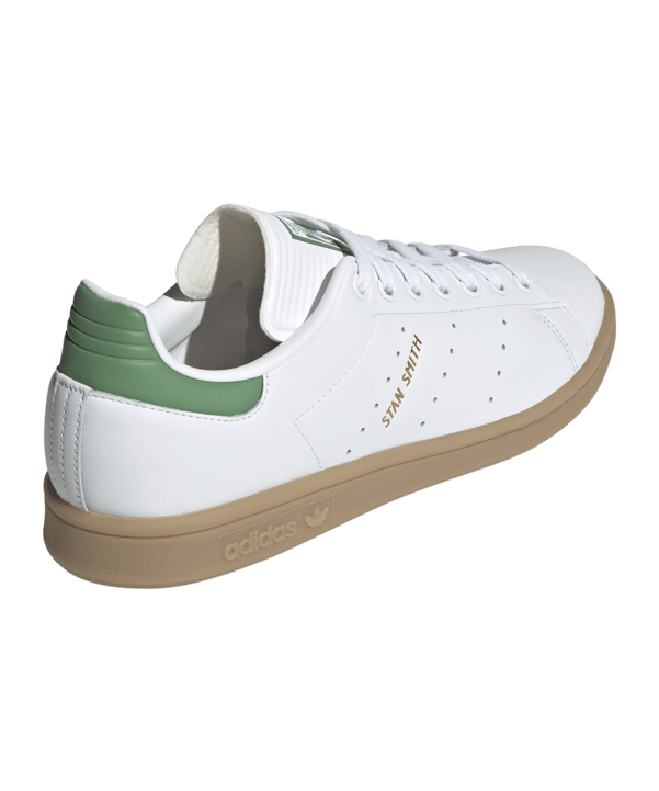 adidas Originals Stan Smith Weiss Blau Braun - weiss