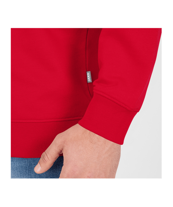 JAKO Doubletex Sweatshirt Rot F100 - rot