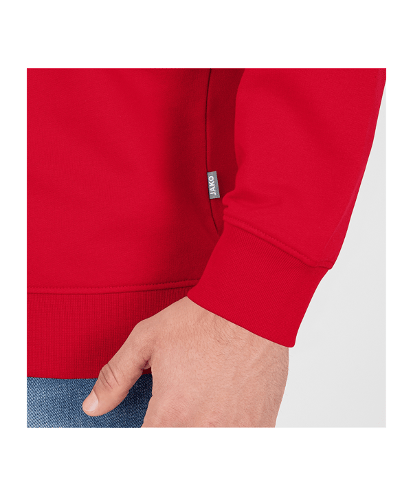 JAKO Doubletex Sweatshirt Rot F100 - rot