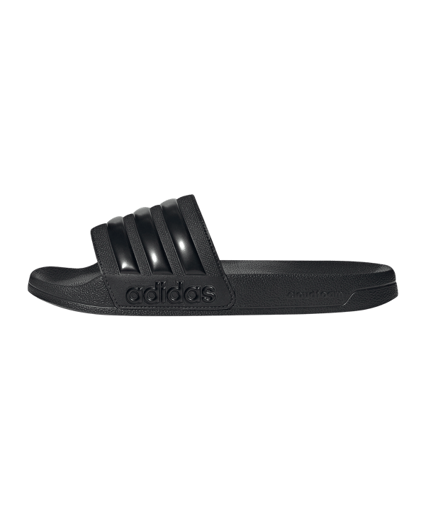 adidas Adilette Shower Badelatsche Schwarz - schwarz