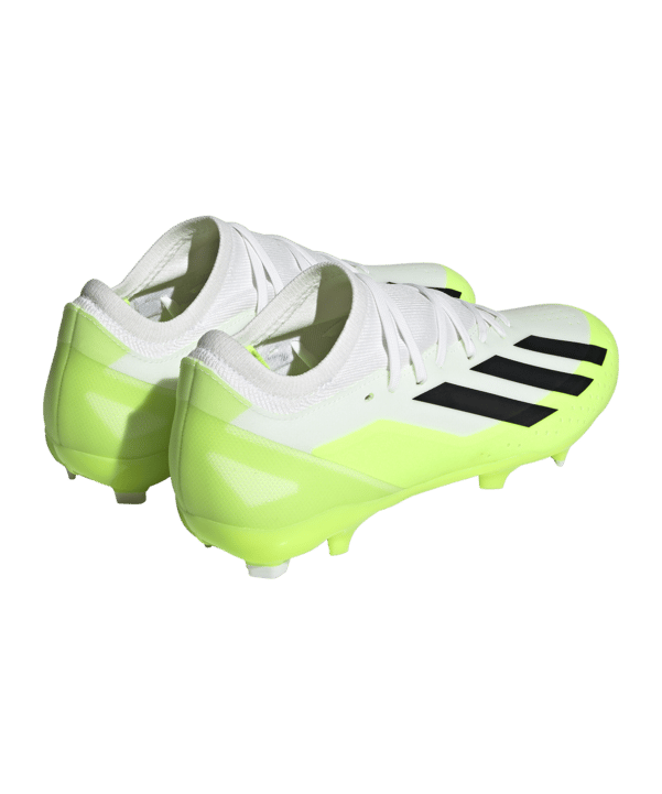 adidas X Crazyfast.3 FG Crazyrush Weiss Schwarz Gelb - weiss