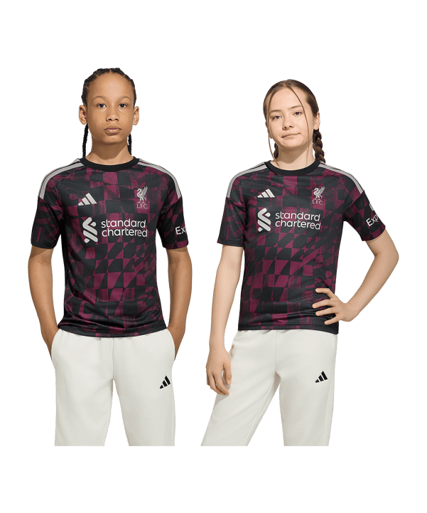 adidas FC Liverpool Trikot 3rd 2026/2027 Kids Schwarz - schwarz