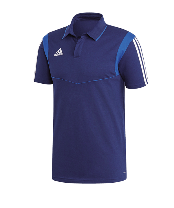 adidas Tiro 19 Poloshirt Dunkelblau - blau