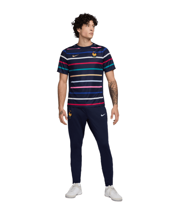 Nike Frankreich Prematch Shirt EM 2024 Blau F499 - blau