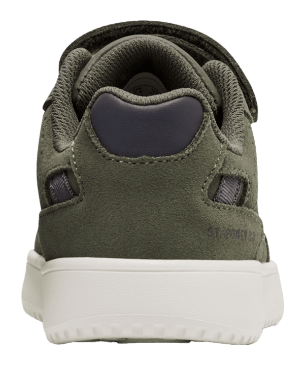 Hummel St. Power Play Suede Sneaker Kids Grün F6002 - gruen