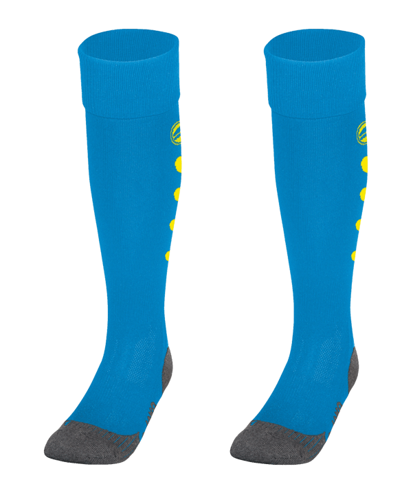 JAKO Roma Stutzenstrumpf Blau Gelb F83 - blau