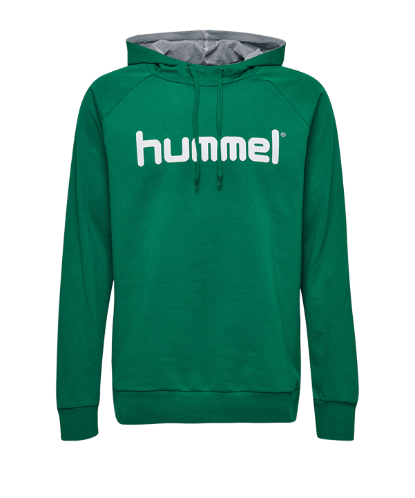 Hummel Cotton Logo Hoody Grün F6140 - gruen