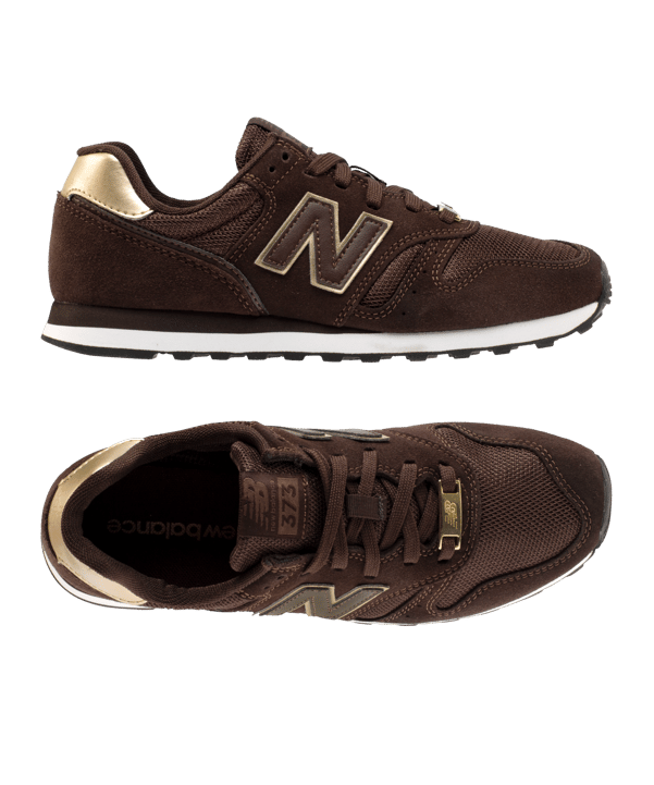 New Balance 373 Damen Braun Gold FMM2 - schwarz