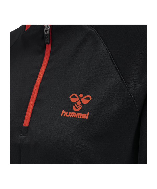Hummel hmlGG12 HalfZip Sweatshirt Damen F2953 - schwarz