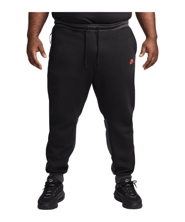 Nike Tech Fleece Jogginghose Schwarz Grau F013 - schwarz