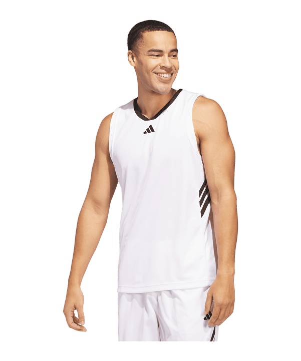 adidas adidas Basketball Legends Tank Top Weiss - weiss