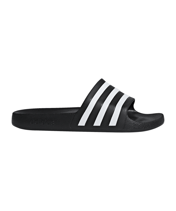 adidas Adilette Aqua Badelatsche Schwarz Weiss - schwarz