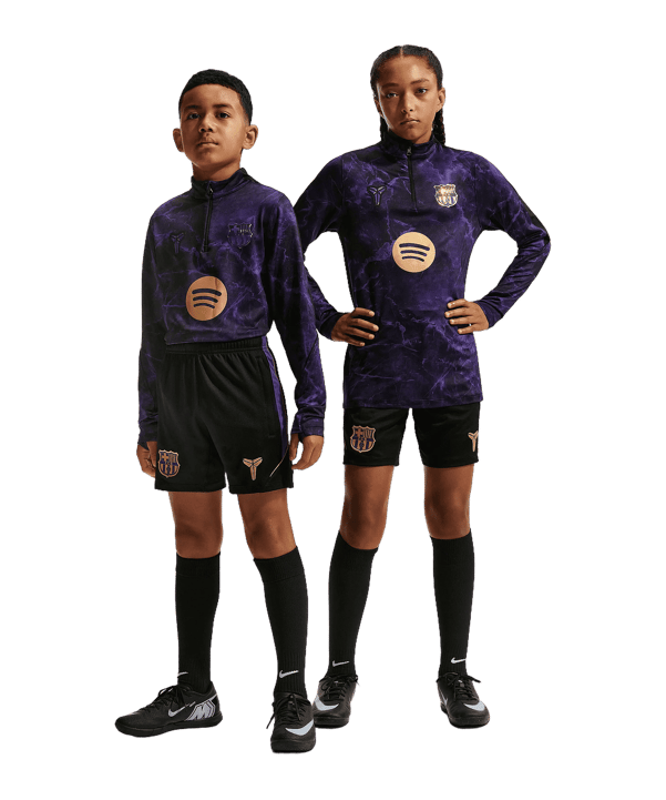 Nike FC Barcelone Court Away 2026/2027 Enfants Noir C010 - noir