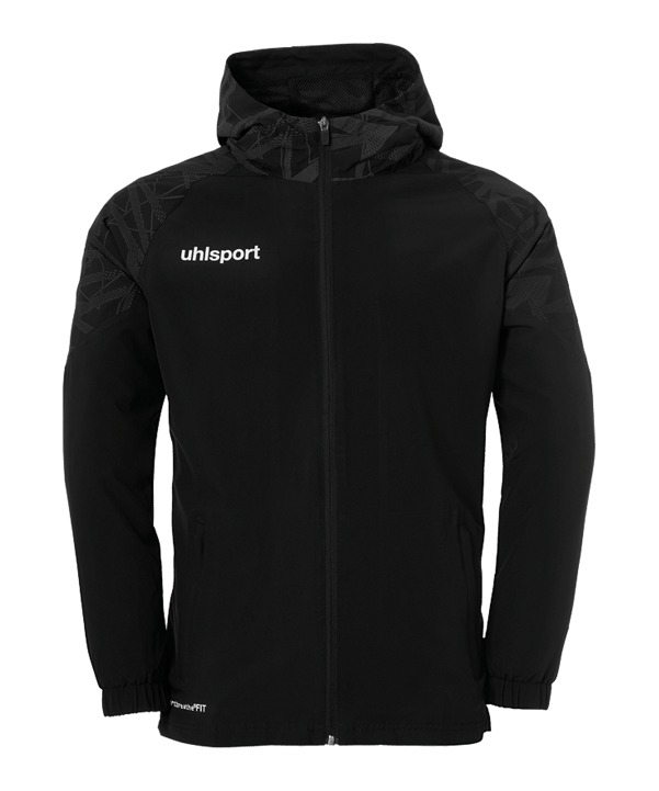 uhlsport Giacca con cappuccio nero C001 - nero